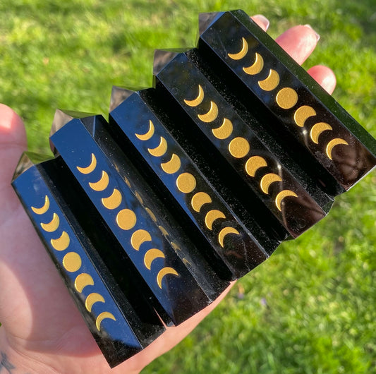 Moon Phase Tower - Obsidian